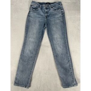JUDY BLUE Boyfriend Fit Jeans Women's 9/29 Medium Wash‎ Distressed